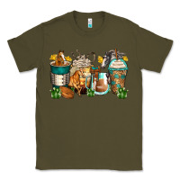 Army Green horses coffee cups Classic Tee - Zillion Design Studio