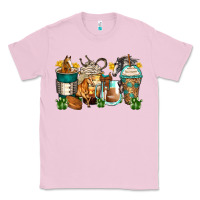 Bubblegum Pink horses coffee cups Classic Tee - Zillion Design Studio