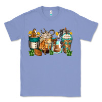 Colony Blue horses coffee cups Classic Tee - Zillion Design Studio