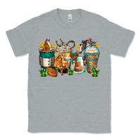 Heather Grey horses coffee cups Classic Tee - Zillion Design Studio