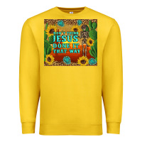 Lemon don't think jesus done it that way western skeleton cactus Premium Sweatshirt - Artiststas