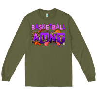 Army Green basketball aunt Long Sleeve Tee - AdoDesignShop