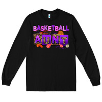 Black basketball aunt Long Sleeve Tee - AdoDesignShop