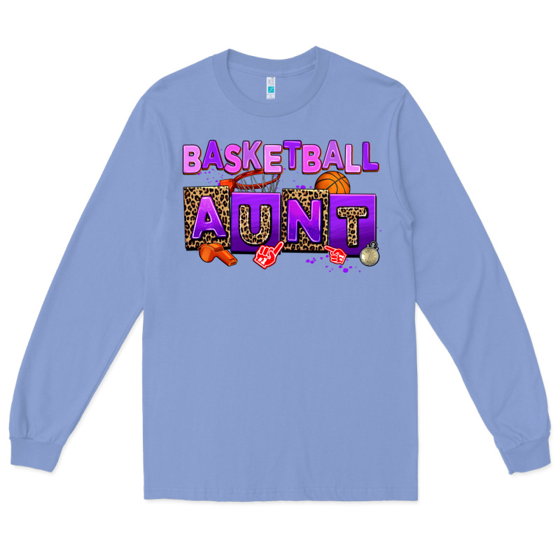 Basketball Aunt Long Sleeve Tee by AdoDesignShop | Teevron