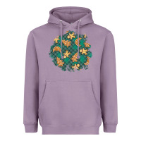 Lavender christmas gingerbread cookies patch Heavyweight Hoodie - BundleAndBundleShop