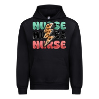 Foreset Green nurse leopard lightning bolt Urban Hoodie - MaliasSmallBusiness