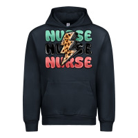 Navy nurse leopard lightning bolt Urban Hoodie - MaliasSmallBusiness