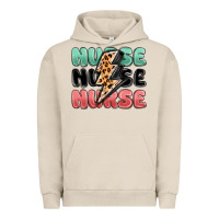 Pigment French Oak nurse leopard lightning bolt Urban Hoodie - MaliasSmallBusiness