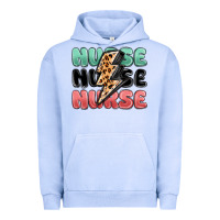 Pigment Grape Ice nurse leopard lightning bolt Urban Hoodie - MaliasSmallBusiness