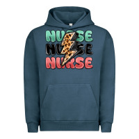 Pigment Midnight Navy nurse leopard lightning bolt Urban Hoodie - MaliasSmallBusiness