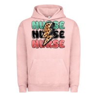 Pigment Salmon nurse leopard lightning bolt Urban Hoodie - MaliasSmallBusiness