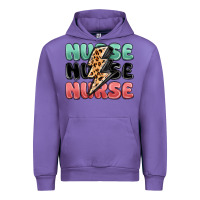 Tulip nurse leopard lightning bolt Urban Hoodie - MaliasSmallBusiness