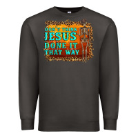 Smoke don't jesus done it that way western skeleton Premium Sweatshirt - Artiststas