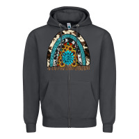 Smoke rainbow sunflower gemstone Zipper Hoodie - RanaPortraitStore