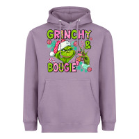 Lavender christmas characters and bougie Heavyweight Hoodie - AdoDesignShop