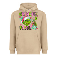 Mushroom christmas characters and bougie Heavyweight Hoodie - AdoDesignShop