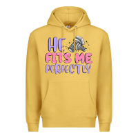 Antique Gold he fits me perfectly Premium Hoodie - MaliasSmallBusiness