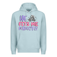 Blue Mist he fits me perfectly Premium Hoodie - MaliasSmallBusiness