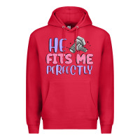 Cardinal he fits me perfectly Premium Hoodie - MaliasSmallBusiness