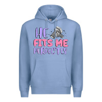 Colony Blue he fits me perfectly Premium Hoodie - MaliasSmallBusiness