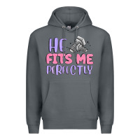 Rock he fits me perfectly Premium Hoodie - MaliasSmallBusiness