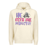 Sandshell he fits me perfectly Premium Hoodie - MaliasSmallBusiness