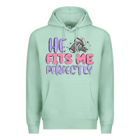 Seafoam he fits me perfectly Premium Hoodie - MaliasSmallBusiness