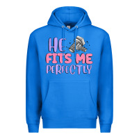 True Royal he fits me perfectly Premium Hoodie - MaliasSmallBusiness