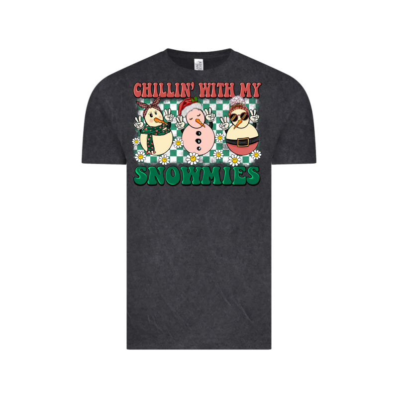 Chillin With My Snowmies Vintage Tee by BarkalooDesign | Teevron