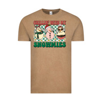 Vintage Coffee Chillin with my Snowmies Vintage Tee - BarkalooDesign