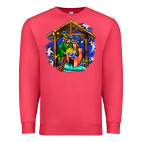 Cardinal jesus and mary with god Premium Sweatshirt - AdoDesignShop