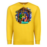 Lemon jesus and mary with god Premium Sweatshirt - AdoDesignShop
