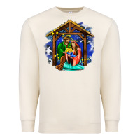 Sandshell jesus and mary with god Premium Sweatshirt - AdoDesignShop