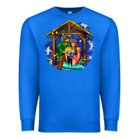 True Royal jesus and mary with god Premium Sweatshirt - AdoDesignShop