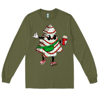 Army Green little debbie christmas tree cakes Long Sleeve Tee - Zillion Design Studio