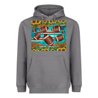 Storm football turquoise sunflower Heavyweight Hoodie - JahusDesignShop
