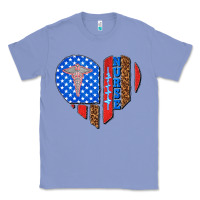 Colony Blue 4th of july nurse heart flag Classic Tee - texasbilliewilder