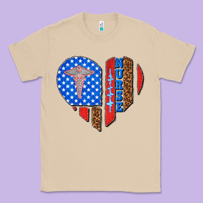 4th Of July Nurse Heart Flag Classic Tee Designed By Texasbilliewilder