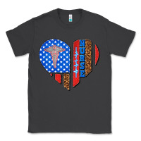 Smoke 4th of july nurse heart flag Classic Tee - texasbilliewilder