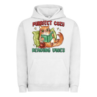 Pigment Lunar Rock purrfect cozy reading vibes Urban Hoodie - MaliasSmallBusiness
