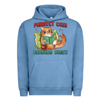 Pigment Pebble Blue purrfect cozy reading vibes Urban Hoodie - MaliasSmallBusiness