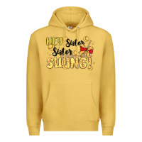 Antique Gold softball sister Premium Hoodie - MaliasSmallBusiness