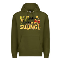 Army Green softball sister Premium Hoodie - MaliasSmallBusiness
