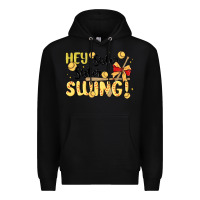 Black softball sister Premium Hoodie - MaliasSmallBusiness
