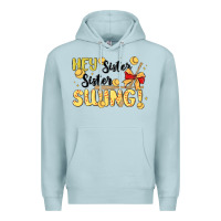 Blue Mist softball sister Premium Hoodie - MaliasSmallBusiness