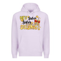 Lilac softball sister Premium Hoodie - MaliasSmallBusiness