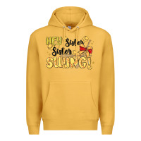 Mustard softball sister Premium Hoodie - MaliasSmallBusiness