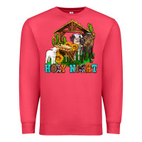 Cardinal holy nıght cows and sunflowers Premium Sweatshirt - AdoDesignShop