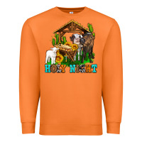 Carrot holy nıght cows and sunflowers Premium Sweatshirt - AdoDesignShop