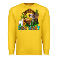 Lemon holy nıght cows and sunflowers Premium Sweatshirt - AdoDesignShop